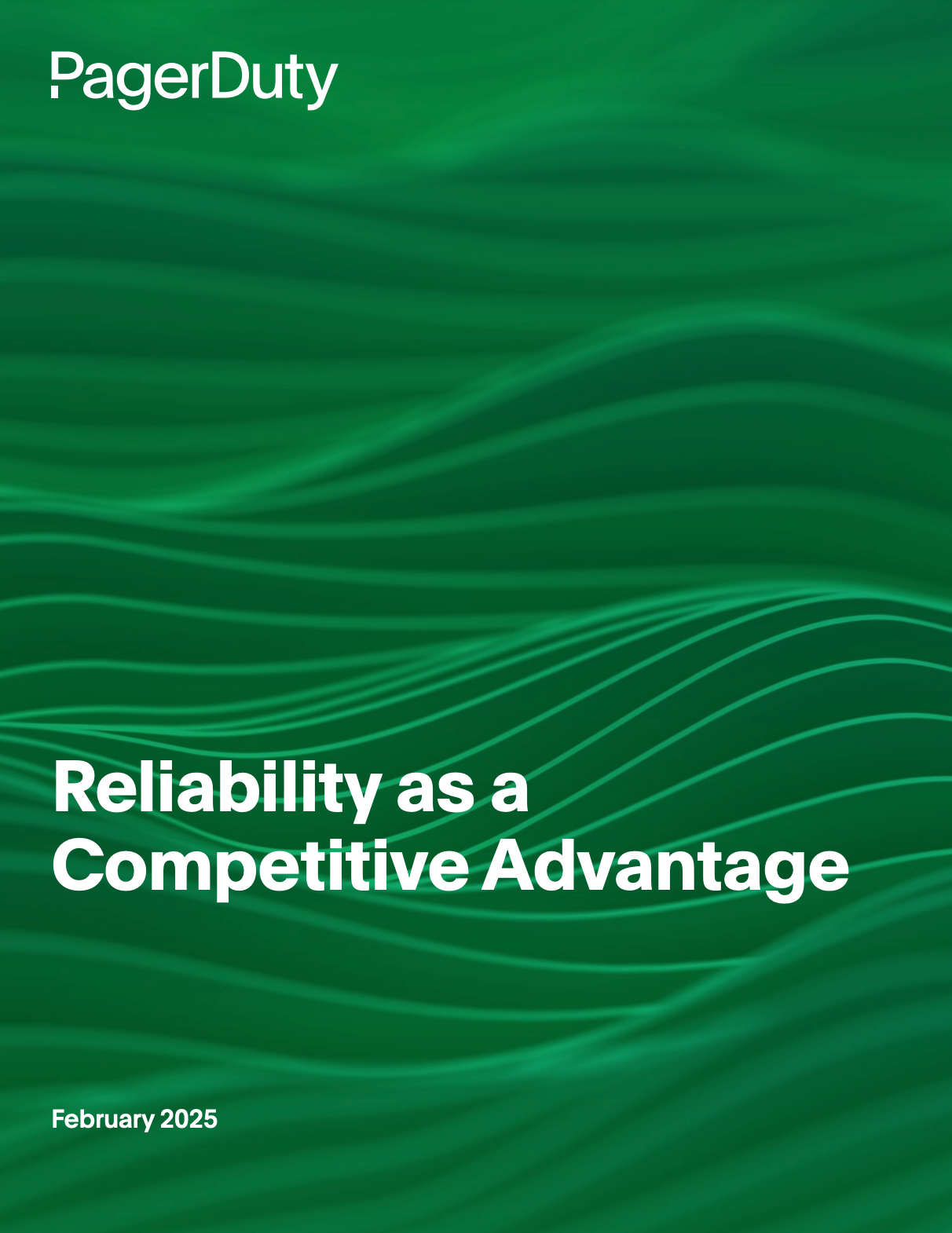 Reliability as a Competitive Advantage, PagerDuty ebook cover